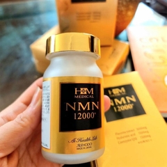 NMN 12000+ - Viên Uống Trẻ Hóa Tái Tạo Làn Da Alshodo (60 Viên)