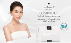 Sakura Beauty - Viên Uống Cà Chua Trắng Bật Tone Căng Mượt Làn Da Sakura Luminous