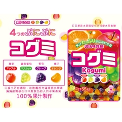 Kẹo dẻo UHA Kogumi vị trái cây 85g - Hàng Nhật nội địa