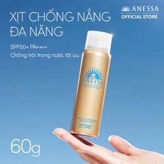 Anessa - Xịt Chống Nắng Dưỡng Da Bảo Vệ Hoàn Hảo Anessa Perfect UV Sunscreen Skincare Spray SPF 50+ PA++++ 60g