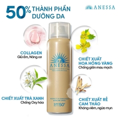 Anessa - Xịt Chống Nắng Dưỡng Da Bảo Vệ Hoàn Hảo Anessa Perfect UV Sunscreen Skincare Spray SPF 50+ PA++++ 60g