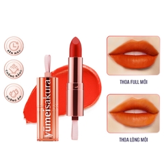 Yumeisakura - Son Môi Yumeisakura Matte Revolution Lipstick YMS07 (Đỏ Cam)