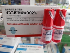 SANTEN - Thuốc Nhỏ Mắt Sancoba 0.02% Điều Tiết Chứng Mỏi Mắt Cho Người Cận Thị (5ml)