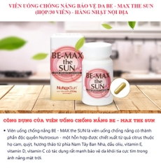 Viên Uống Chống Nắng Be-Max The Sun 30 Viên
