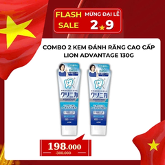 Lion Advantage - Combo 2 Kem Đánh Răng Cao Cấp 130g