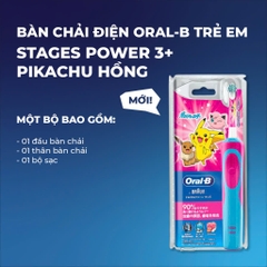 Oral-B - Bàn Chải Đánh Răng Điện Oral-B Sumizumi Kids Pokemon Pink