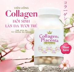 Placenta - Viên Uống Trắng Da Chống Lão Hóa 5in1 Collagen & Placenta 270 Viên