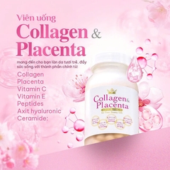 Placenta - Viên Uống Trắng Da Chống Lão Hóa 5in1 Collagen & Placenta 270 Viên