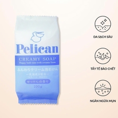 Pelican - Xà Phòng Pelican Creamy Soap Chiết Xuất Từ Dầu Cọ 100g