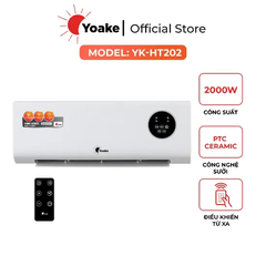 Máy sưởi gốm treo tường Yoake YK-HT202