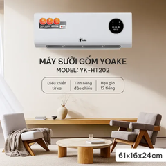 Máy sưởi gốm treo tường Yoake YK-HT202