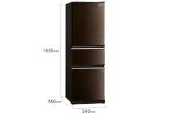 Tủ lạnh Mitsubishi Inverter 330 lít MR-CGX41EN-GBR-V