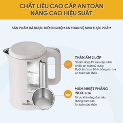 Ấm Đun Siêu Tốc BlueStone KTB-3457 1.5 Lít 1800W