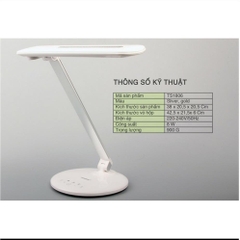 Đèn bàn học Tiross TS1806W trắng 8w
