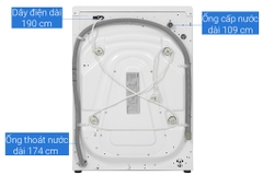 Máy giặt Whirlpool 8.0 KG FWEB8002FW