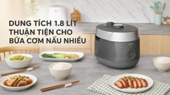 Nồi cơm áp suất cao tần Cuckoo 1.8 lít CRP-LHBR1000F