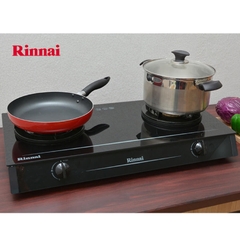 BẾP GAS RINNAI RV-6DOUBLE GLASS(SP)