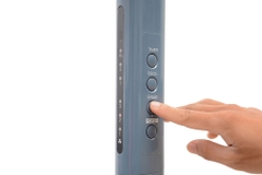 Quạt đứng Panasonic, màu xanh, có điều khiển F-409KB