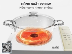 Bếp từ cảm ứng Midea MIC221TLBG OE- Hàng Chính hãng