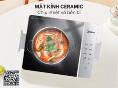 Bếp từ cảm ứng Midea MIC221TLBG KE- Hàng Chính hãng