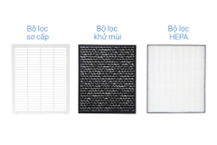 Máy lọc không khí và hút ẩm Sharp DW-E16FA-W (38m²/16lít)