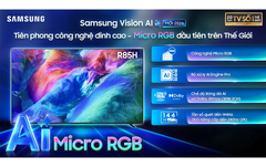 Smart Tivi Micro RGB Samsung AI 4K 55 inch MRA55R85HA Mẫu mới