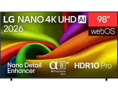 TV NANO 4K UHD LG AI 98 inch 98NU855BPSB