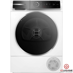 MÁY SẤY BƠM NHIỆT BOSCH WQB245B0SG SERIES 8 9KG MÀU TRẮNG