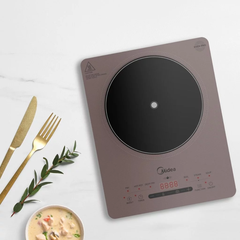 Bếp Từ Midea MIC221T0AGR (Bếp Từ Đơn, Công Suất 2200W, Có Chế Độ Sôi Liu Riu)