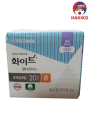 Băng Vệ Sinh Hàng Ngày 20 Miếng Kotexwhite 17.5 Cm Hàn Quốc 팬티라이너 (롱/무향/20P)