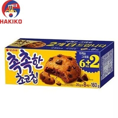 Bánh Quy Chocochip Chokchok Orion Hàn Quốc 160G  촉촉한 초코칩