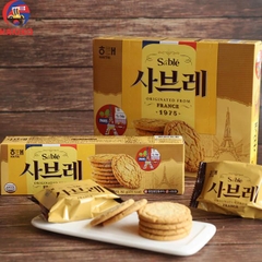 Bánh Quy Sable Haitai Hàn Quốc Hộp 252G 사브레