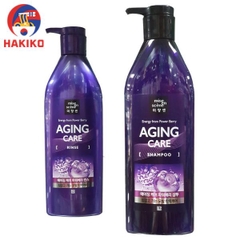 Bộ Dầu Gội, Dầu Xả Mise En Scene Chống Lão Hóa Hàn Quốc 680ml 에이징 케어 콜라겐