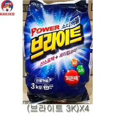 Bột giặt tẩy trắng banking soda 3kg Mukunghwa Hàn Quốc 브라이트 세탁세제