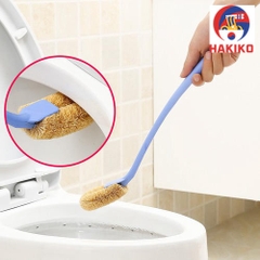 Chổi Cọ Toilet Nhật Bản Xơ Dừa, Đầu Cong