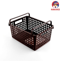 Giỏ Đựng Đồ Đa Năng, Có Quai Xách (Màu Nâu) Nhật Bản