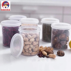 Hộp Nhựa Đựng Thực Phẩm Dáng Cao 570Ml Nhật Bản Loại Tròn Có Nắp