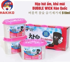 Hút ẩm, khử mùi Hàn Quốc BUBBLE WICK hộp 510ml - 습기제거제