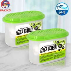 Hút ẩm, khử mùi Than Củi Hàn Quốc PIGEON hộp 525ml - 숯습기제로
