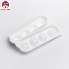 Khay Đá 4 Viên Loại Tròn, Size To Nhật Bản
