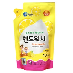 Nước rửa tay hương chanh túi 450ml Bubble Wick Hàn Quốc핸드워시