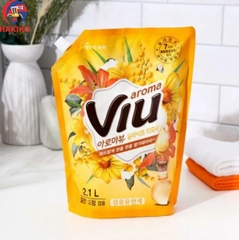 Nước xả vải hương hoa Mimosa VIU 2.1L Mukunghwa Hàn Quốc 섬유