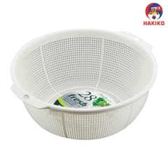 Rổ Nhựa Sanada 28Cm, Màu Trắng Nhật Bản
