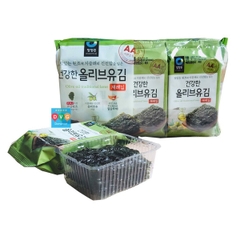 Rong Biển Ăn Liền Olive Daesang Hàn Quốc (5gx9 gói) 올리브유 재래김