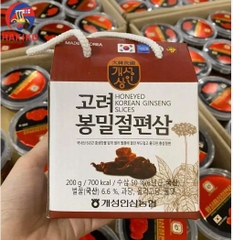 Sâm Lát Tẩm Mật Ong Noghuyp Hộp 200G Hàn Quốc 봉밀절편삼