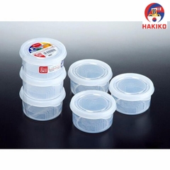 Set 3 Hộp Nhựa Tròn 180Ml Nhật Bản