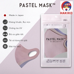 Set 3 Khẩu Trang Vải Pastel Nhật Bản