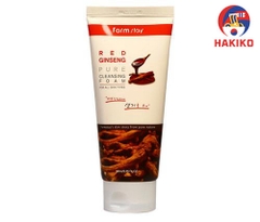 Sữa Rửa Mặt Farmstay 180Ml Sâm Hàn Quốc 홍삼 클렌징 폼