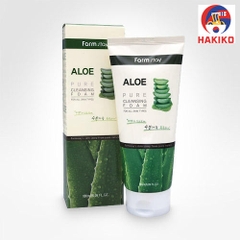 Sữa Rửa Mặt Farmstay Lô Hội 180Ml Hàn Quốc 알로에 클렌징 폼