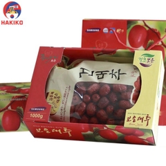 Táo Đỏ Hàn Quốc Sấy Khô Hộp 1Kg 보은 대추